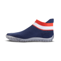 Leguano Sneaker blau, rot -weißer Bund Damen Herren 